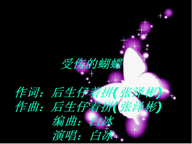 受伤的蝴蝶